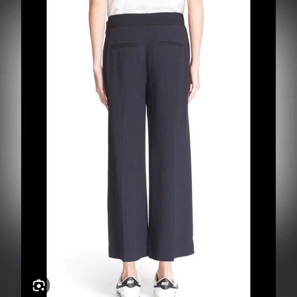 EUC A.L.C Navy Emily Gaucho Belted pants. Zipper fly. Size 4. - Picture 15 of 16